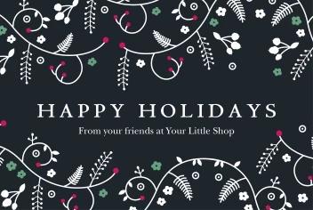 Happy Holidays Floral