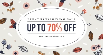 Autumn Sale