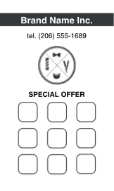 Beauty & Spa Loyalty Card 3