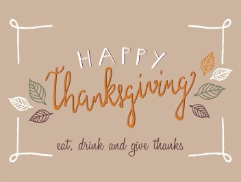 Thanksgiving Foliage