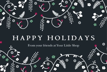 Happy Holidays Floral