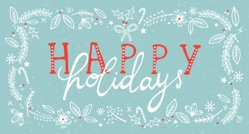 Happy Holidays Botanical