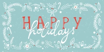 Happy Holidays Botanical