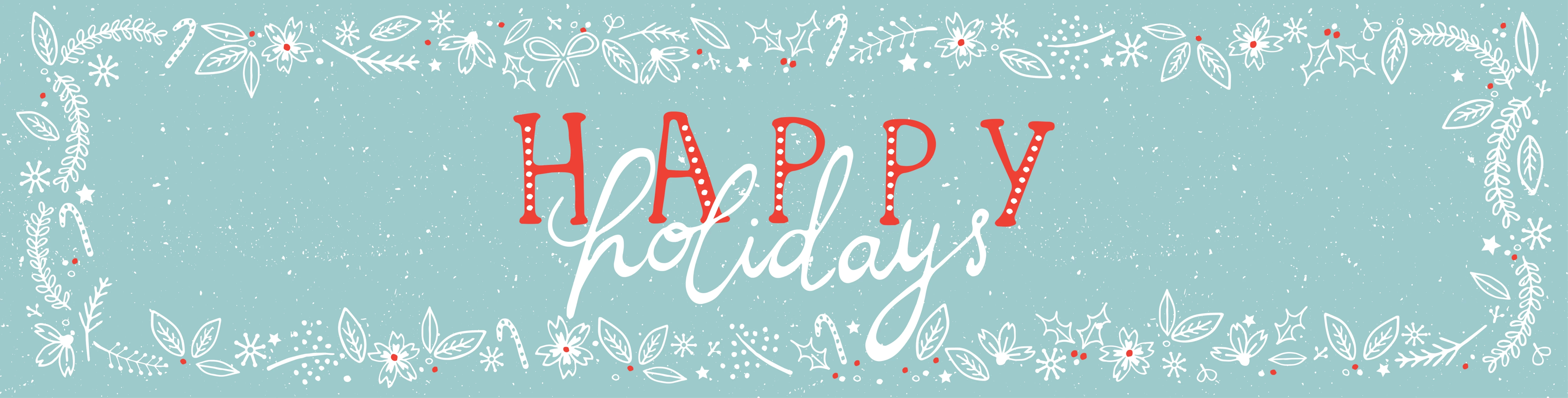 Happy Holidays Botanical