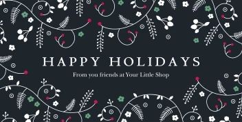 Happy Holidays Floral