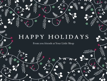 Happy Holidays Floral