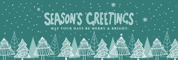 Seasons Greetings Xmas Trees
