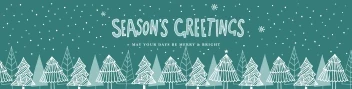 Seasons Greetings Xmas Trees