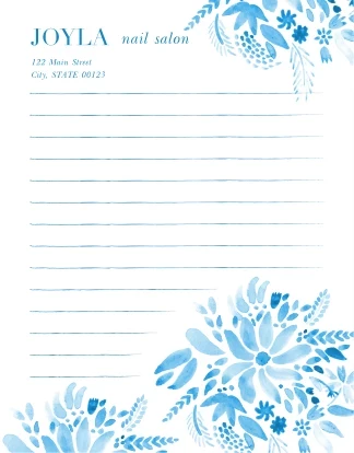 Blue Floral