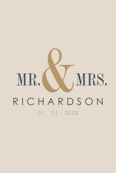 Mr & Mrs