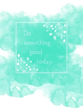 Botanical Watercolor Quote