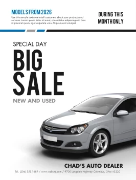 Big Car Sale