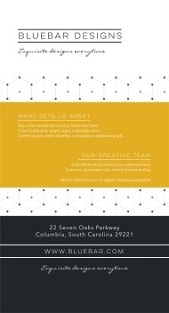 Black Yellow Geometric