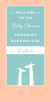 Giraffes Baby Shower