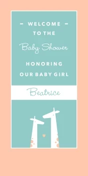 Giraffes Baby Shower