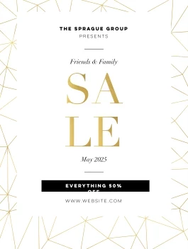 Gold Geometric Pattern