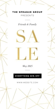 Gold Geometric Pattern