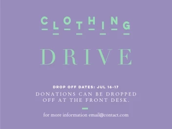 Clothing Drive