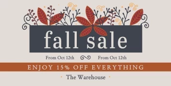 Fall Sale