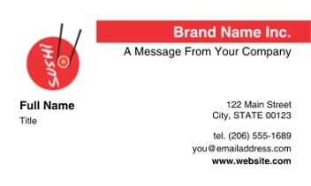 Food & Beverage Loyalty Card 2