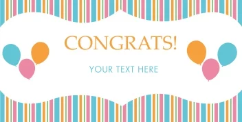 Congratulations Balloon