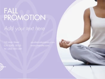 Yoga Fall Promotion