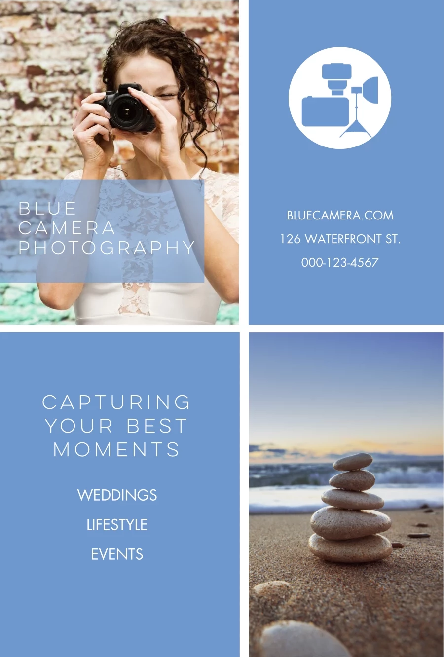 Blue Camera Photo