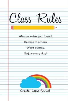 Crystal Lake School Rules