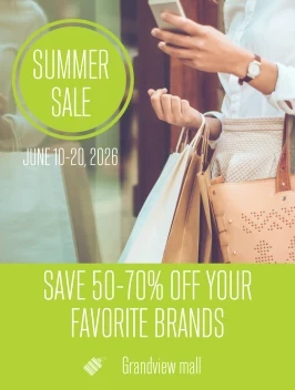 Green Summer Sale