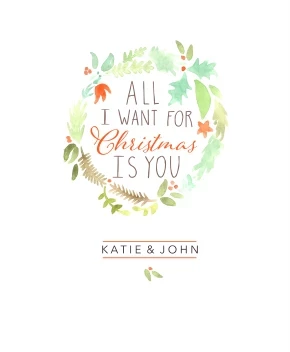 Watercolor Wreath Quote