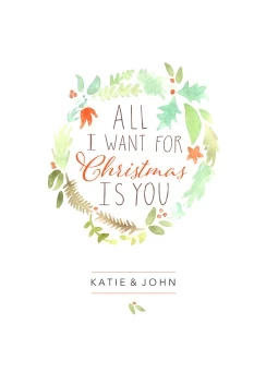 Watercolor Wreath Quote