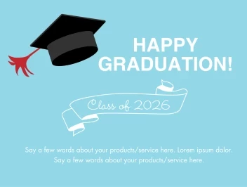 Flying Graduation Hat