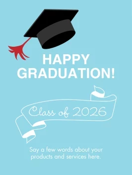 Flying Graduation Hat