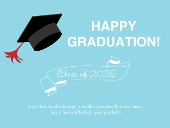 Flying Graduation Hat