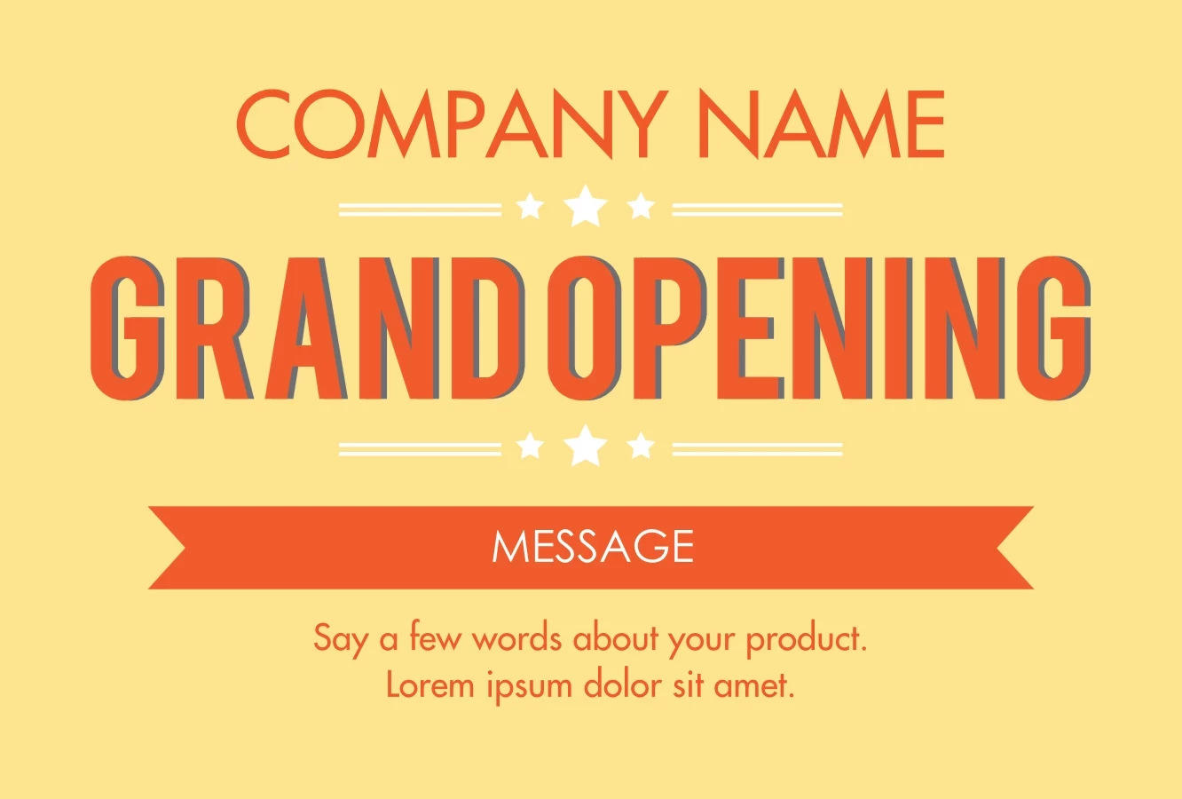 Orange Grand Opening