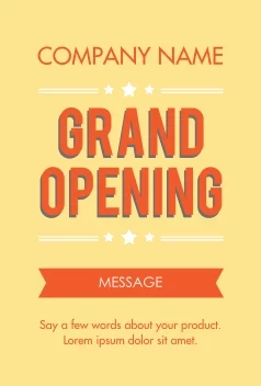 Orange Grand Opening