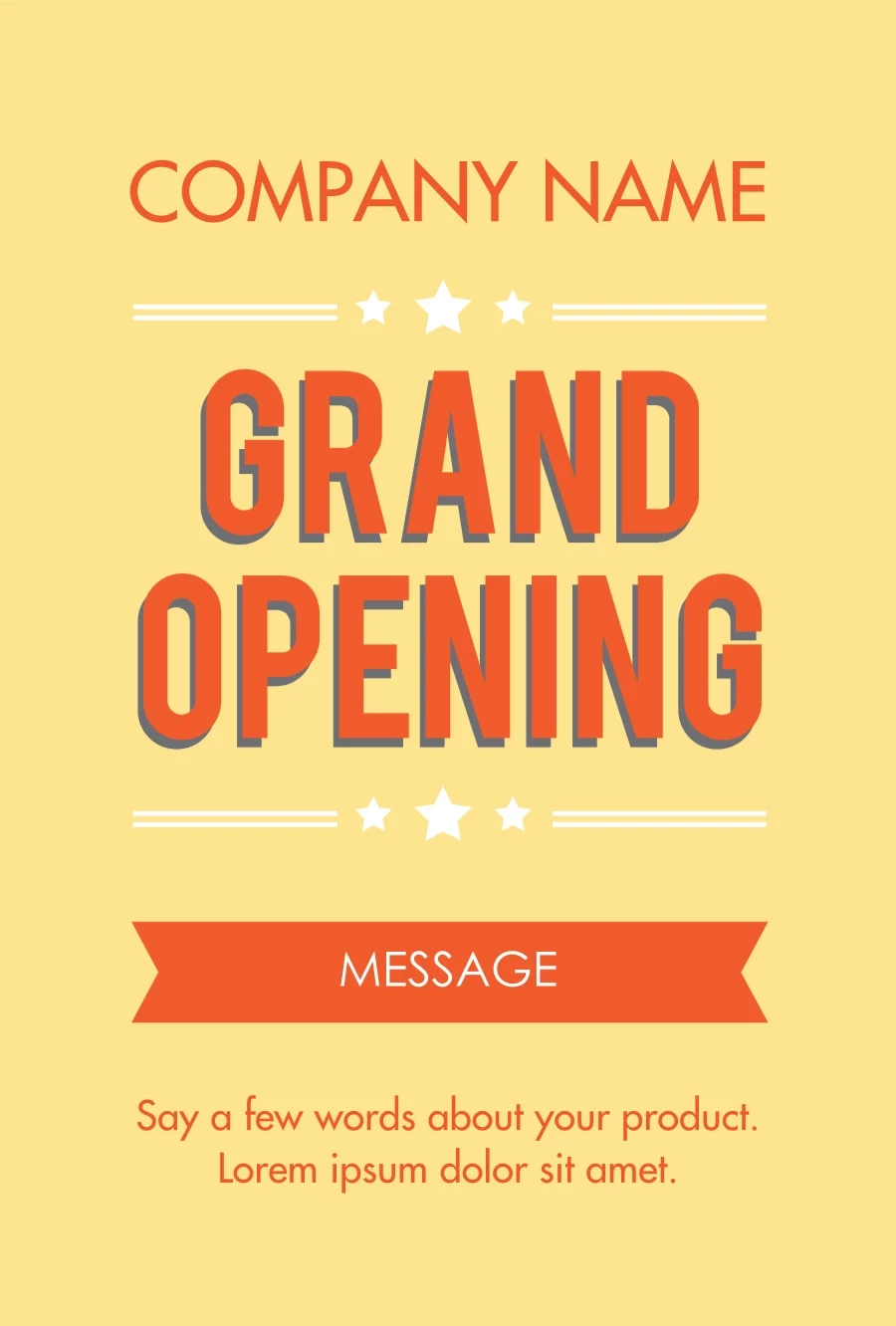 Orange Grand Opening