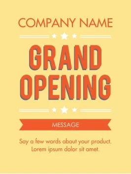 Orange Grand Opening