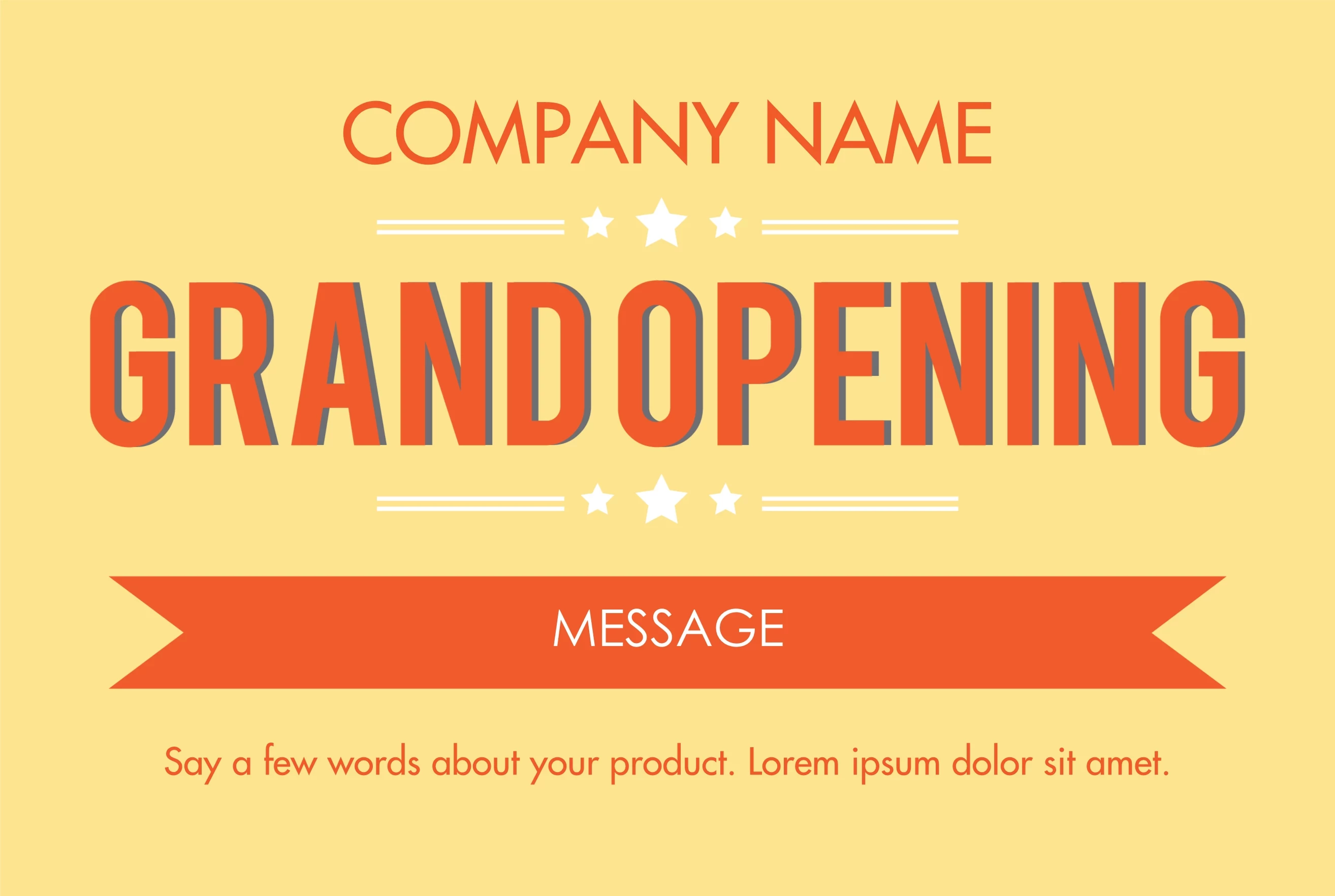 Orange Grand Opening