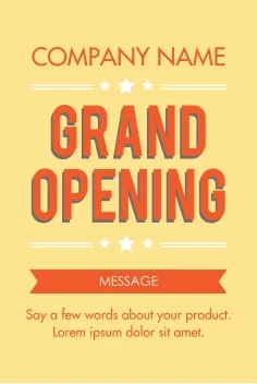 Orange Grand Opening