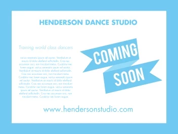 Henderson Dance Coming Soon
