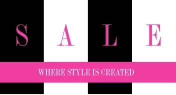 Pink Black White Sale