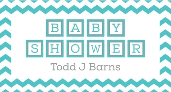 Baby Shower Blocks