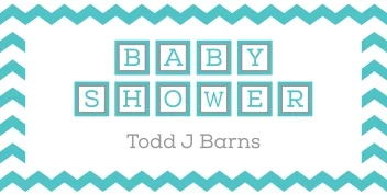 Baby Shower Blocks