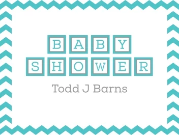 Baby Shower Blocks