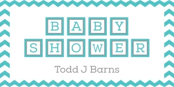 Baby Shower Blocks