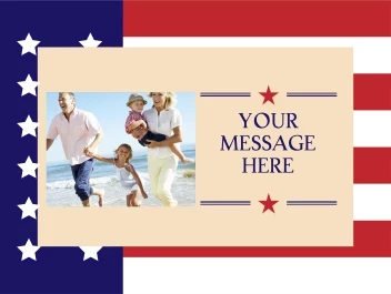 Patriotic Family Flag