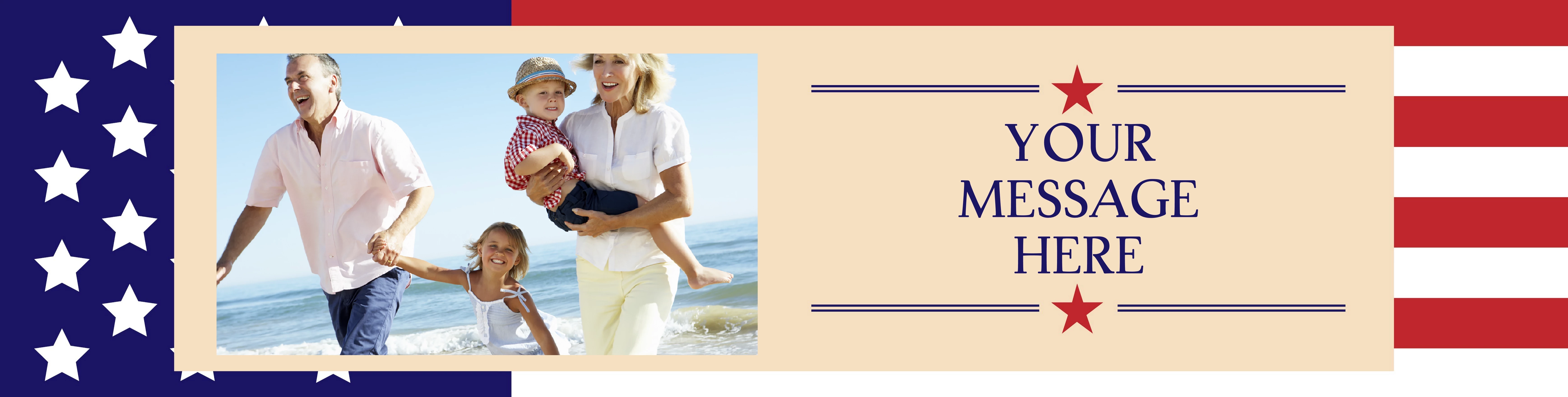Patriotic Family Flag