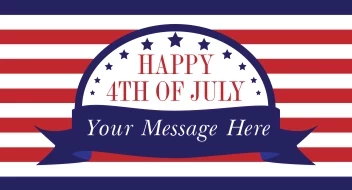 Patriotic July Banner