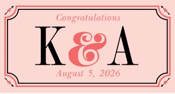 Wedding Congrats